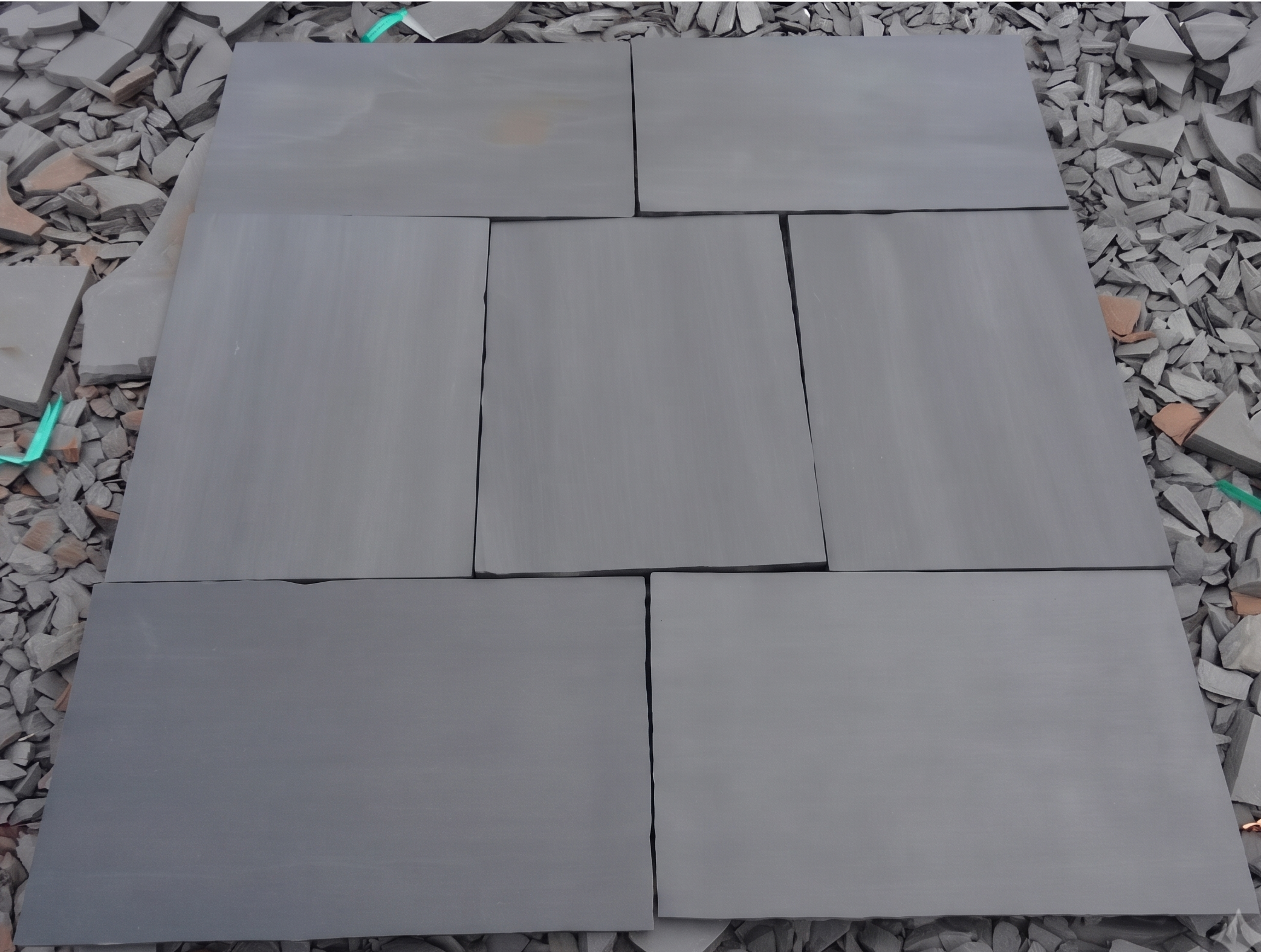 Kandla Grey honed sandstone surface