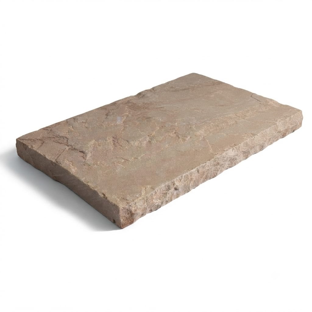 Raj Green Sandstone coping and step blocks